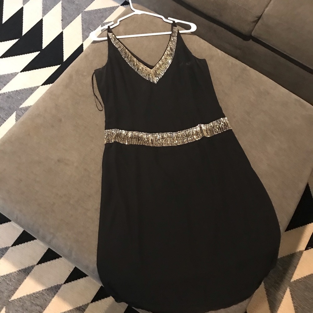 Black dress with beading!